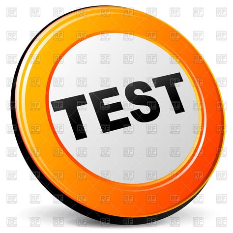 orange test icon clipart panda  clipart images