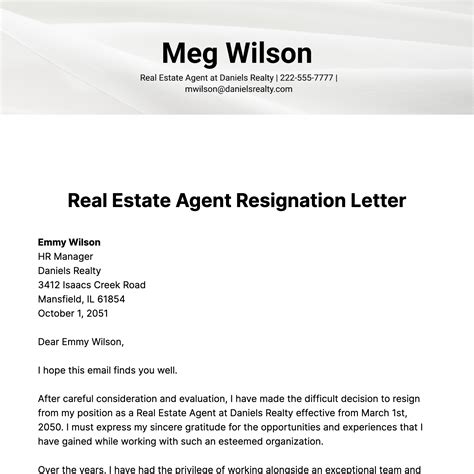 resignation letter edit   templatenet