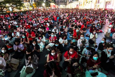 hundreds of single thais flock to shrine of love ahead of valentine s day