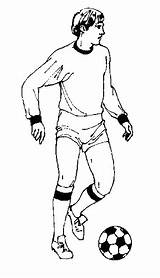 Voetbal Johan Cruijff Ausmalbilder Sporten Colorare Mewarnai Animasi Olahraga Bergerak Fussball Malvorlagen Animate Speler Animaatjes sketch template