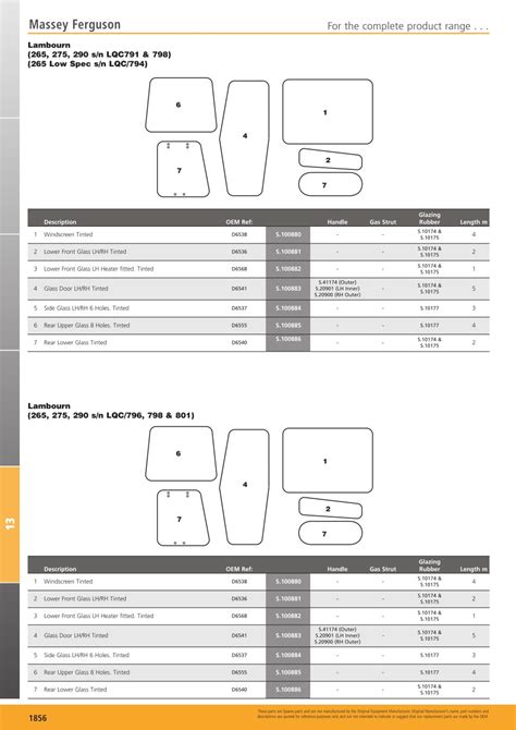 tractor parts volume  cab page  sparex parts lists diagrams malpasonlinecouk
