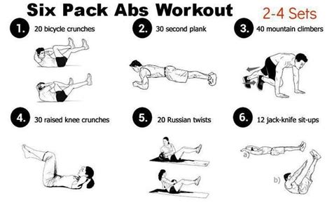 six pack abs workout fitness workout exercise routine training