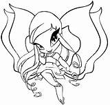 Poppixie Colorea Winx Copyrights sketch template