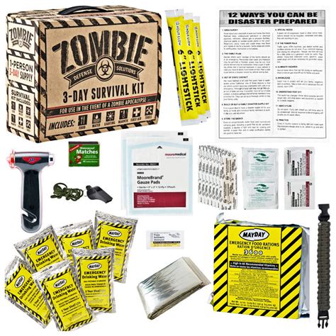 zombie survival kits     defend   undead