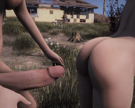 Rule 34 2girls 3d Ass Big Penis Fallout Fallout 4 From Behind Futa On