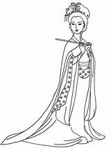 Coloring Pages Chinese China Barbie Ancient Printable Colouring Year Princess Asian Girl Oriental Women Sheets Adult Color People Japanese Barbiecoloring sketch template