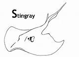 Stingray Coloring Pages Kids Print Sea Finding Printable Colouring Stingrays Color Sheet Facts Aquarium Cartoon Animal Crafts Choose Board Drawings sketch template