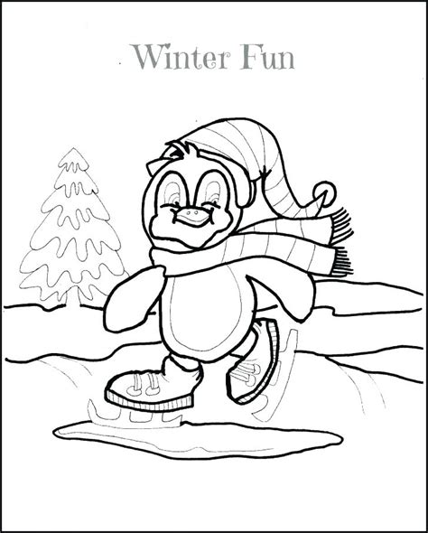 winter themed coloring pages  getcoloringscom  printable