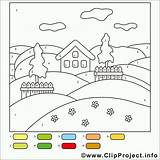 Zahlen Zum Einzahl Zahlenbilder Ausmalen Landschaften Fur Weihnachtsmotiv Kinderwagen Zugriffe Onlycoloringpages Kinderbilder sketch template