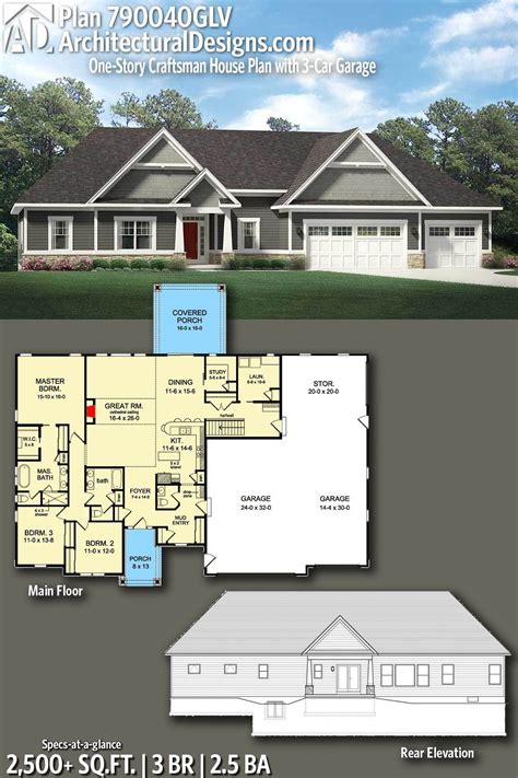 story house plans  finished basement  craftsman style house plans ranch house