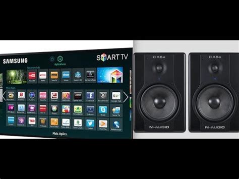 samsung  smart tv  audio bxa speaker studio monitors  dvd hookup  review  youtube