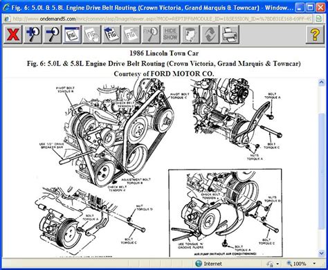lincoln town car engine diagram replacing  air suspension compressor   lincoln town