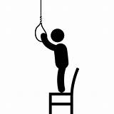 Suicide Hanging Rope Icon Man Hangman Chair Drawing Hang Silhouette People Icons Vector Clipart Transparent Person Hacker Nasty Hackers Types sketch template