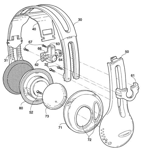patent  adjustable headphone google patents
