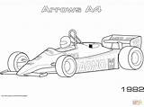 Coloring Pages Car Red F1 Arrows Formula Drawing A4 1982 Cars Dress Color Getdrawings Racing Printable Race Colorings Print Getcolorings sketch template