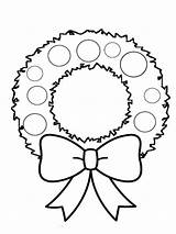 Wreath Coloring Pages Printable Christmas Drawing Color Advent Kids Recommended Getdrawings sketch template