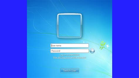 Window Screens Login Screen Windows 7