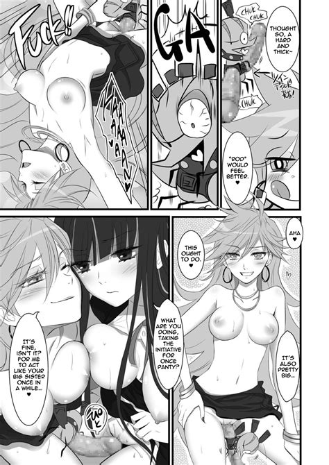 read thechu chu les play lesbian play panty and stocking with garterbelt [english] hentai