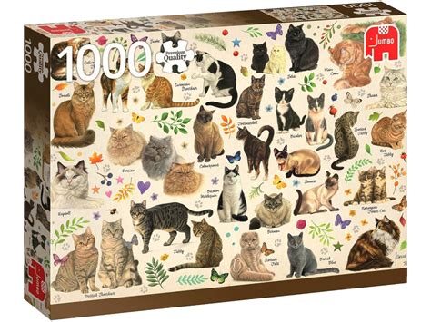 Jigsaw Puzzle By Jumbo Cats Poster 1000 Piece