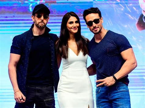 Pictures Hrithik Roshan Vaani Kapoor And Tiger Shroff