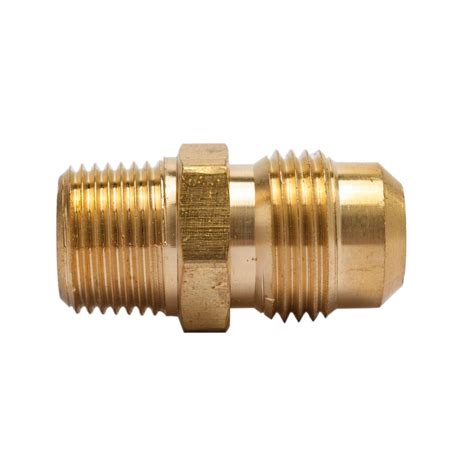 Ltwfitting 1 2 In Flare X 3 8 In Mip Brass Adapter Fitting 5 Pack