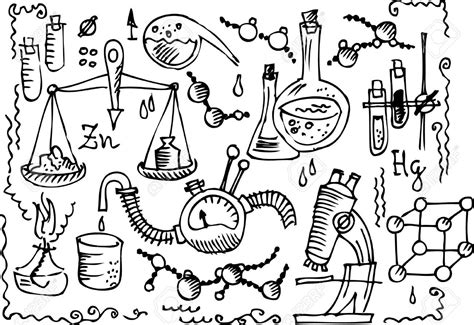 science lab equipment coloring pages  getdrawings