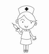 Nurse Enfermeira Seringa Nurses Kid Enfermera Netart Syringe Tudodesenhos Chasing Logodix Clipground Cliparts sketch template