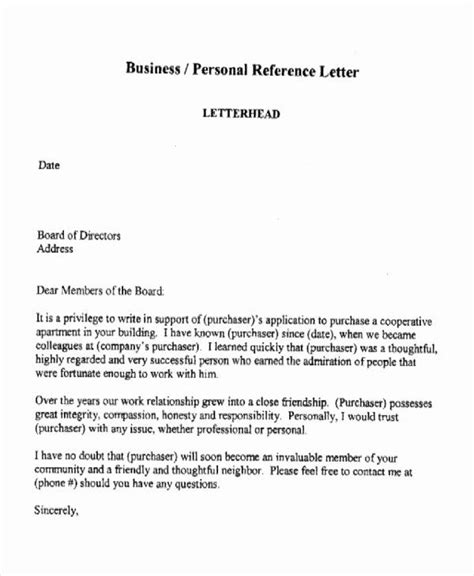 reference letter  apartment awesome  sample business reference