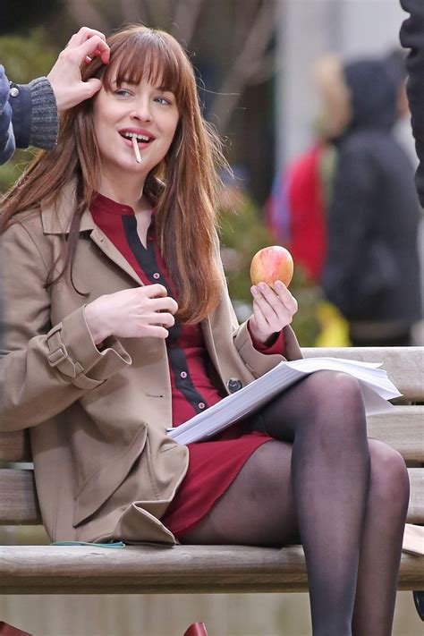 Dakota Johnson On The Set Of ‘fifty Shades Darker’ In