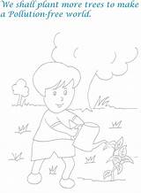 Coloring Pollution Pages Kids Children Printable Land Environment Drawing Childrens Print Plant Comments Trees Getcolorings Library Clipart sketch template
