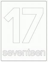 Numbers Sheknows Themed Seventeen sketch template