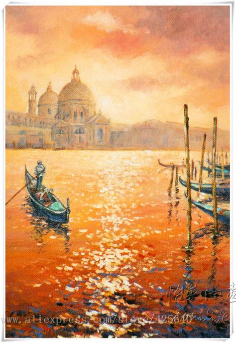 Venice Oil Painting Italian Landscape Oil Painting On