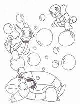 Squirtle Evolutions Template sketch template