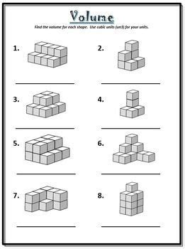 grade volume  irregular shapes ii unit cubes volume