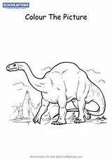 Plateosaurus Schoolmykids sketch template