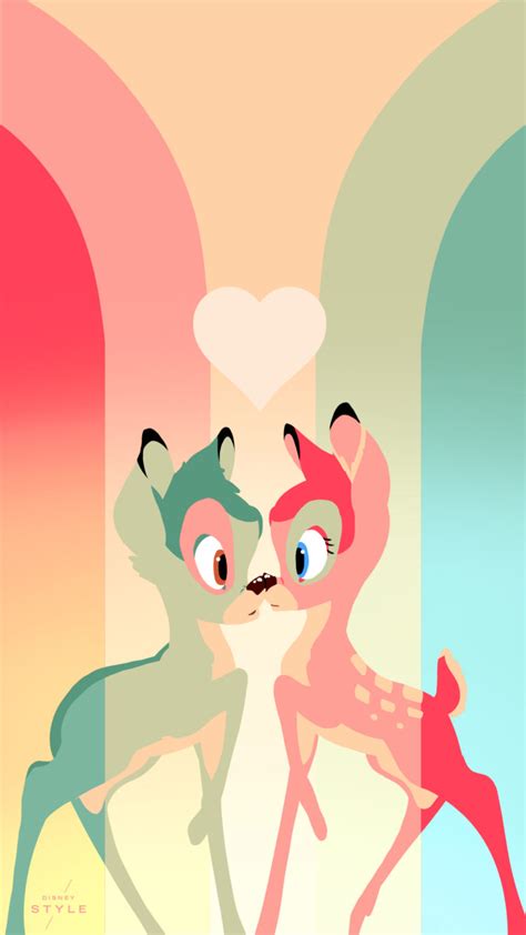 Brighten Up Your Phone Screen With These Bambi Inspired
