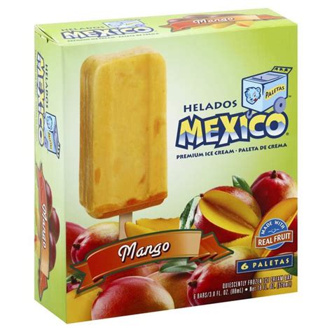 Helados Mexico Ice Cream Bar Premium Mango
