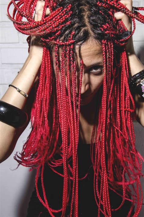 45 photos of rockin red box braids