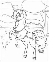 Unicorn 101coloring sketch template