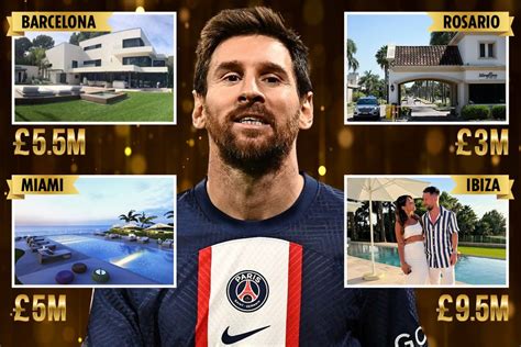 lionel messis million property empire  psg star owning mansions  barcelona