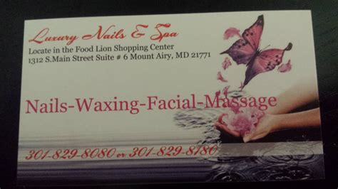 luxury nails spa nail salons   main st mount airy md