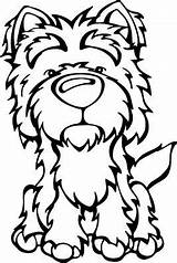Highland Terrier West Drawing Getdrawings sketch template