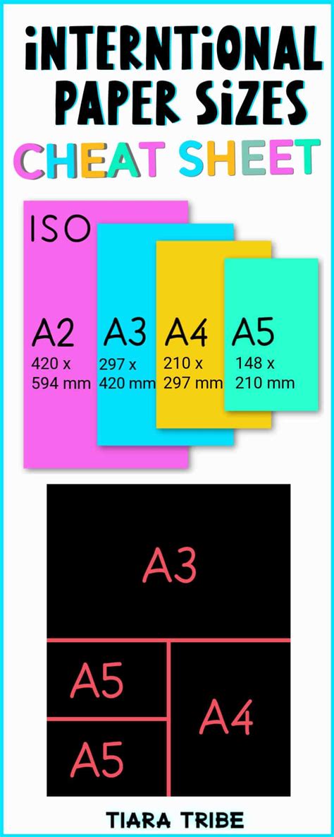 Buy Paper Size And Weights Guide Paper Sizes Chart Paper Size Images