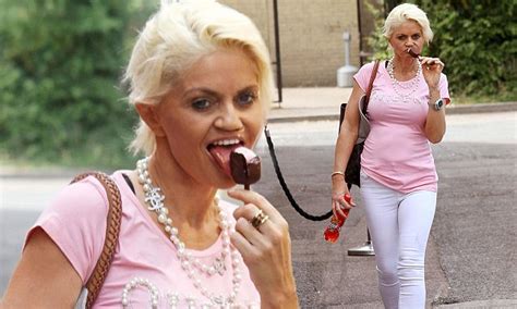 danniella westbrook treats herself to an ice cream in essex daily mail online