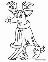 Reindeer Coloring Pages Cute Rudolph Red Nosed Funny Color Rudolf Rednosed Happy Dasher Xmas Christmas Imagenes Getcolorings Drawing Library Clipart sketch template