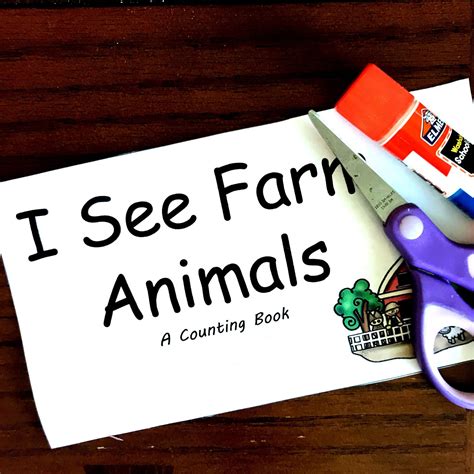 counting farm animals emergent reader