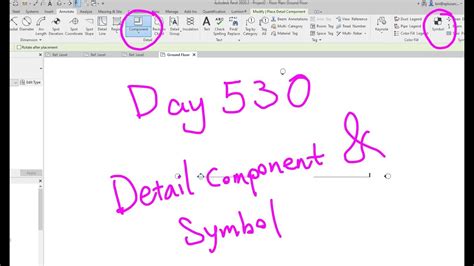 everyday revit day  detail component symbol youtube