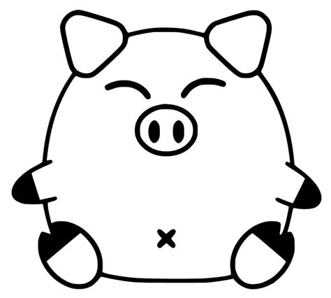 funny pig printable coloring page  printable coloring pages  kids