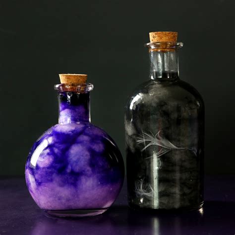 diy halloween nebula jars  potion bottles karen kavett