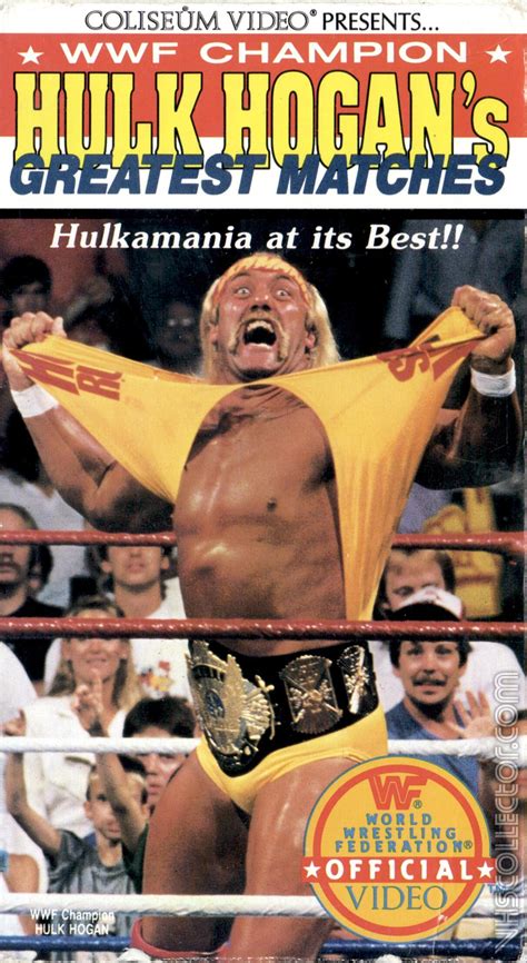 Wwf Champion Hulk Hogan S Greatest Matches